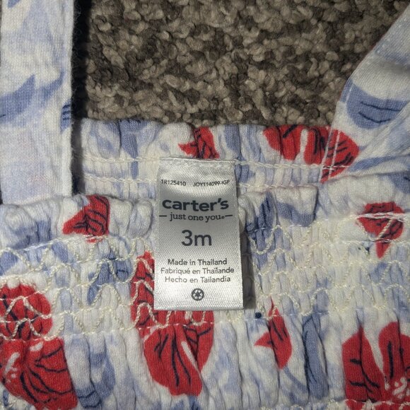 Carter's Just One You Baby Girls Jumpsuit, 0-3m - Picture 2 of 2